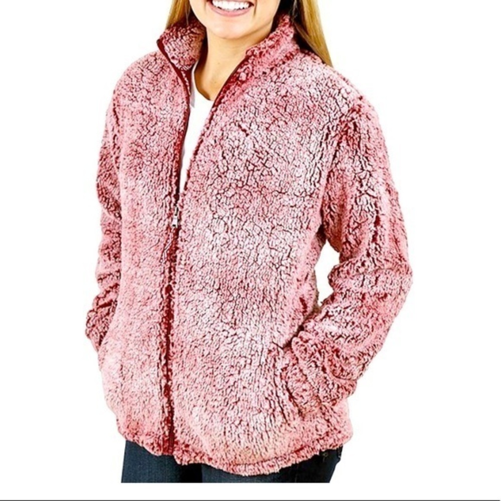 NWT-Plush Sherpa Zip Up Jacket